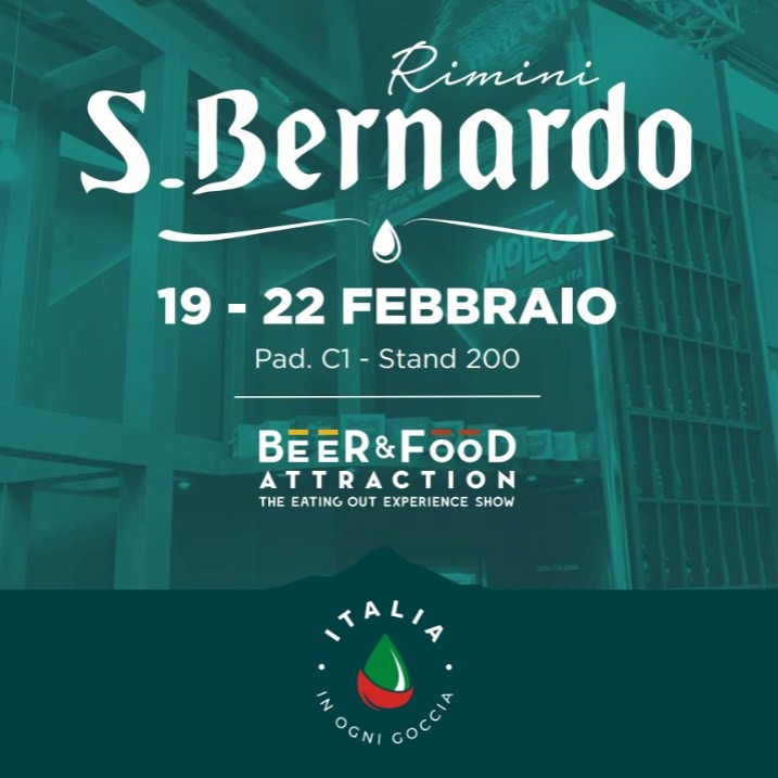 S.Bernardo sarà presente a BeerFood Attraction a Rimini